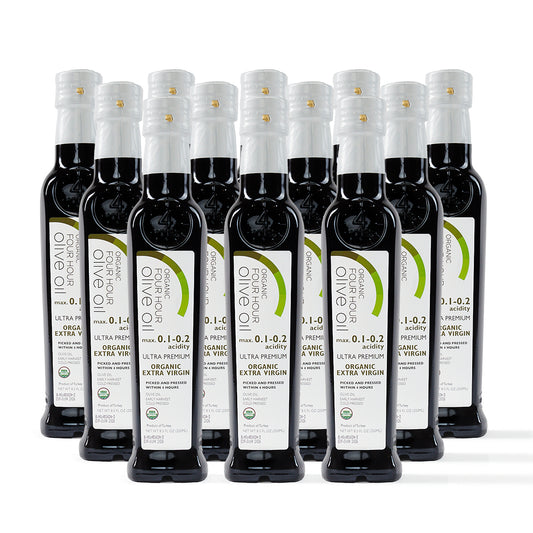 USDA organic EVOO with high polyphenols and low acidity in bulk